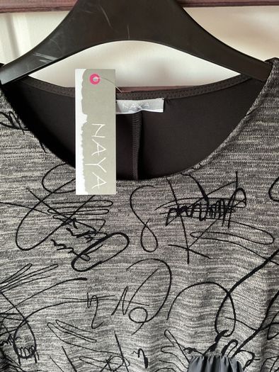 dress bnwt Naya dress T1 black funky dress