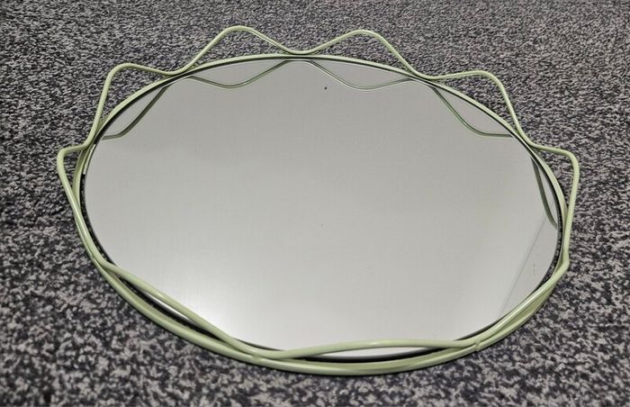 Mint greeb Mirror tray