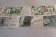 10 x LOTR stamps, unused, D18 post 3e