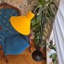 Floor Lamp lampe gras beautiful yellow very heavy light  bedroom living  reading home house great design wonderful present old vintage Image 5