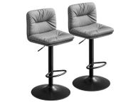 main image for ad 2 x grey bar stools thick padding  FREE DELIVERY