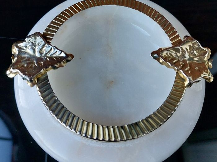 1960's Onyx Trinket/Jewellery Holders x 2