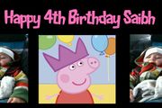 Peppa pig party Banner