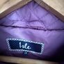 Purple Quilted Ladies Coat with Hood- As New (Size 18) Image 6