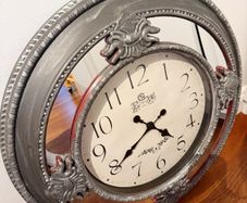 Mirrored Wall Clock