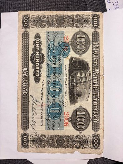 Various years Belfast Bank Notes