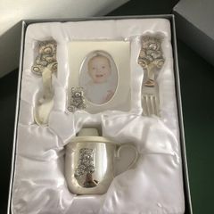 Silverplated baby gift
