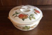 Royal Worcester Evesham pattern Small circular oven to Tableware lidded serving dish
