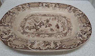 Vintage Chinese carving platter