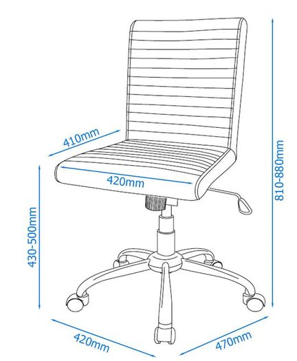 Alphason Lane Chair - Aoc21086blk