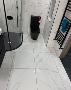 White Calcatta Tiles - 8sqm