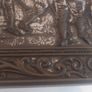 Fabulous Rembrandt's The Night Watch Vintage Hinged Biscuit Tin with a Raised Relief Reproduction of the Famous Painting, Attributed to the Victoria Biscuit Company of Holland Image 6