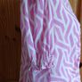 BNWTS Dunnes ladies pink and white short sleeve blouse size 18 Image 4