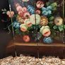 Antique painted panel screen Image 5