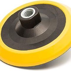 Glass Polish 12610 Rotary Backing Pad for sanding, buffing and polishing | Tread: M14x2 | 125 mm