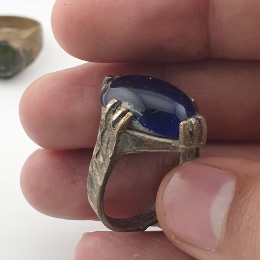 Antique Mix Rings Treasure 15 Assorted Brass Designs