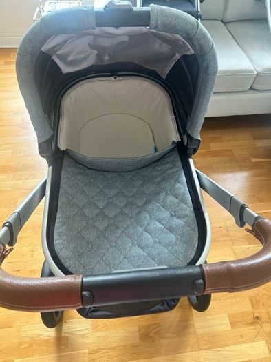 UPPAbaby Vista (2018) Complete Double Buggy Setup (Soft Grey / Gregory)