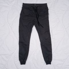 Replay Black Slim Fit Cuffed Drawstring Jeans 6-8UK/34-36EU