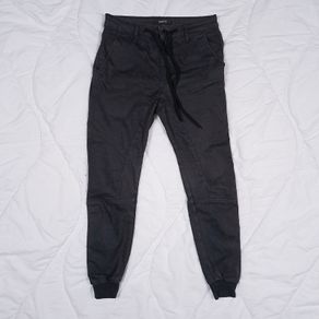 Replay Black Slim Fit Cuffed Drawstring Jeans 6-8UK/34-36EU