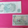 Bank of JERSEY  1993 And ENGLAND 1970 one pound  note Image 2