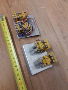 Four DPDT relays