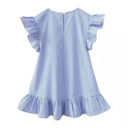 Summer Girls Tassel Flying Sleeve dress