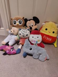 selection of soft toys