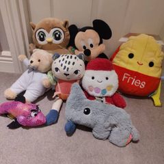 selection of soft toys