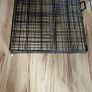 Large metal foldable black dog cage Image 5
