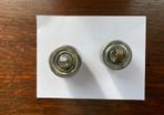 Vintage pressure cooker weights x 2