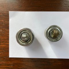 Vintage pressure cooker weights x 2