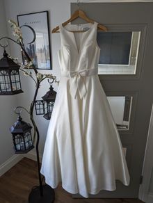 Midi wedding dress