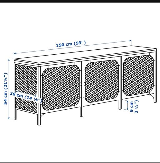TV stand (Fjallbo IKEA)