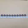 Vintage Sterling Silver Marcasite & Amethyst Bracelet Image 7