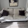 Large 3-seater fabric sofa - excellent condition Image 3