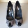 Dune sparkly pewter heels 6 Image 3