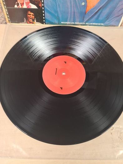 Elvis Presley Live In Action Vinyl Record Lp Holland  Nugget