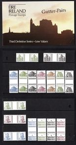 1982-90 Ireland Third (Sixth per Hibernian) Definitive Series Irish Architecture Low Values Gutter Paris Presentation Pack includes stamps Mint Never Hinged (MNH)