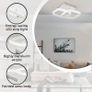 Ceiling Light Modern 22W LED Cool White 6000K Acrylic Square LED Ceiling Lamp for Hallway Office Bedroom Kitchen Living Room Ceiling Light (FREE SHIPPING) Image 3