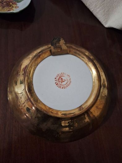 Vintage Asian Porcelain Hand Painted Bowl