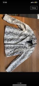 Jacket - leatherette snakeskin pattern