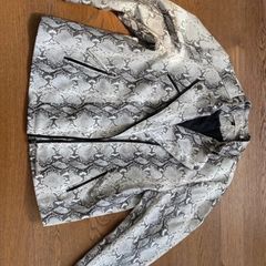 Jacket - leatherette snakeskin pattern