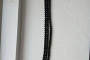Black crystals chocker necklace