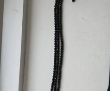 Black crystals chocker necklace