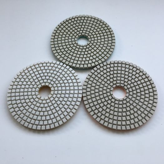 3 STEP White polishing pads + FREE Backer