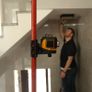 4mm FIRECORE Laser Extend Telescoping Pole Ceiling Leveling Rod With 1/4"and 5/8" Interface 2.8M/4M Image 3