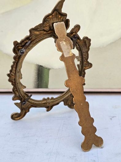 Collection of 3 Vintage Victorian Ornate Gilded Brass Frames
