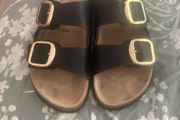 ladies sandals black