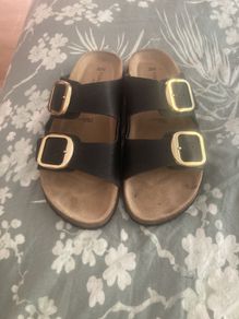 ladies sandals black