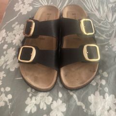 ladies sandals black